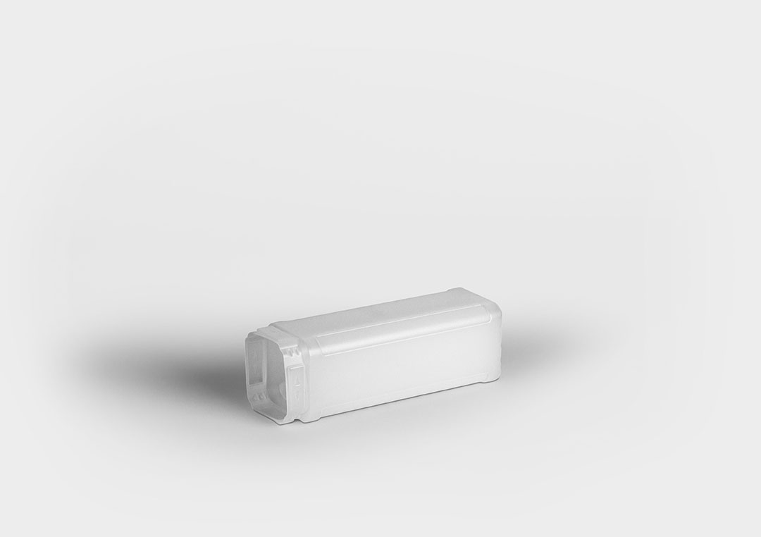 Plastic packaging tube BlockPack Plastic packaging tube BlockPack