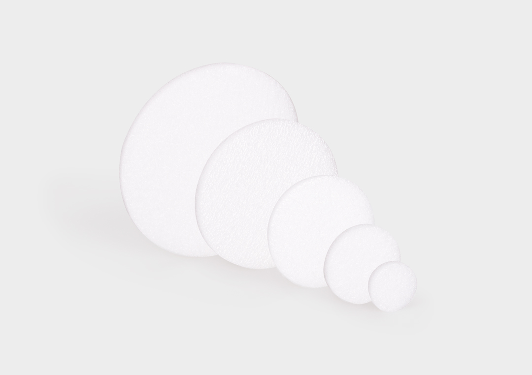 Round foams Round foams.